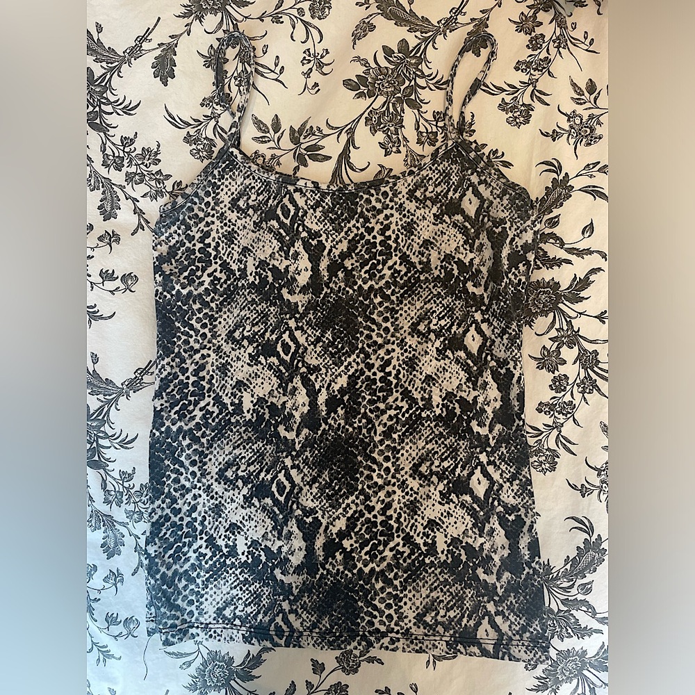 ZARA SNAKE PRINT TANK TOP
